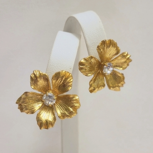 J. Crew Jewelry - J. Crew Dogwood Flower Earrings